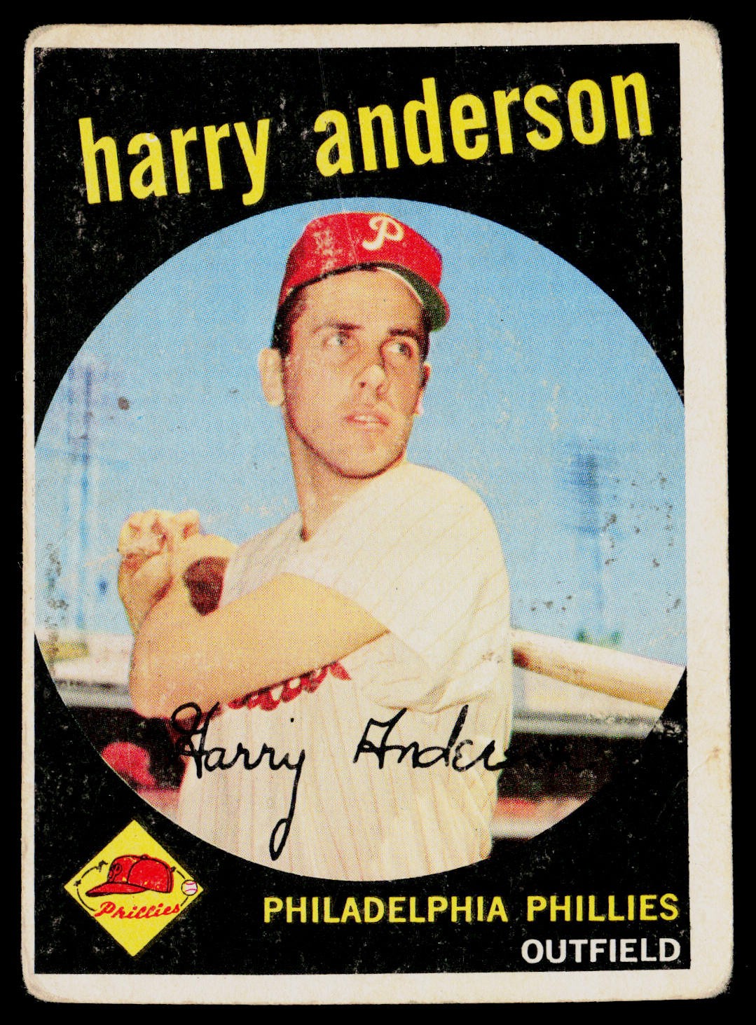 1959 Topps Set-Break #85 Harry Anderson, Very Good , (HUCK’S)