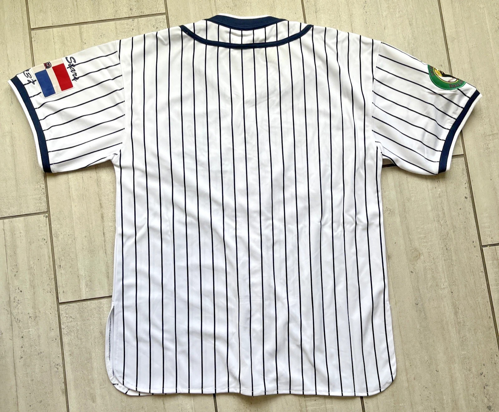 LATIN LEAGUE CIUDAD TRUJILLO THROWBACK (1879-1940) BASEBALL JERSEY #37 Sz Large
