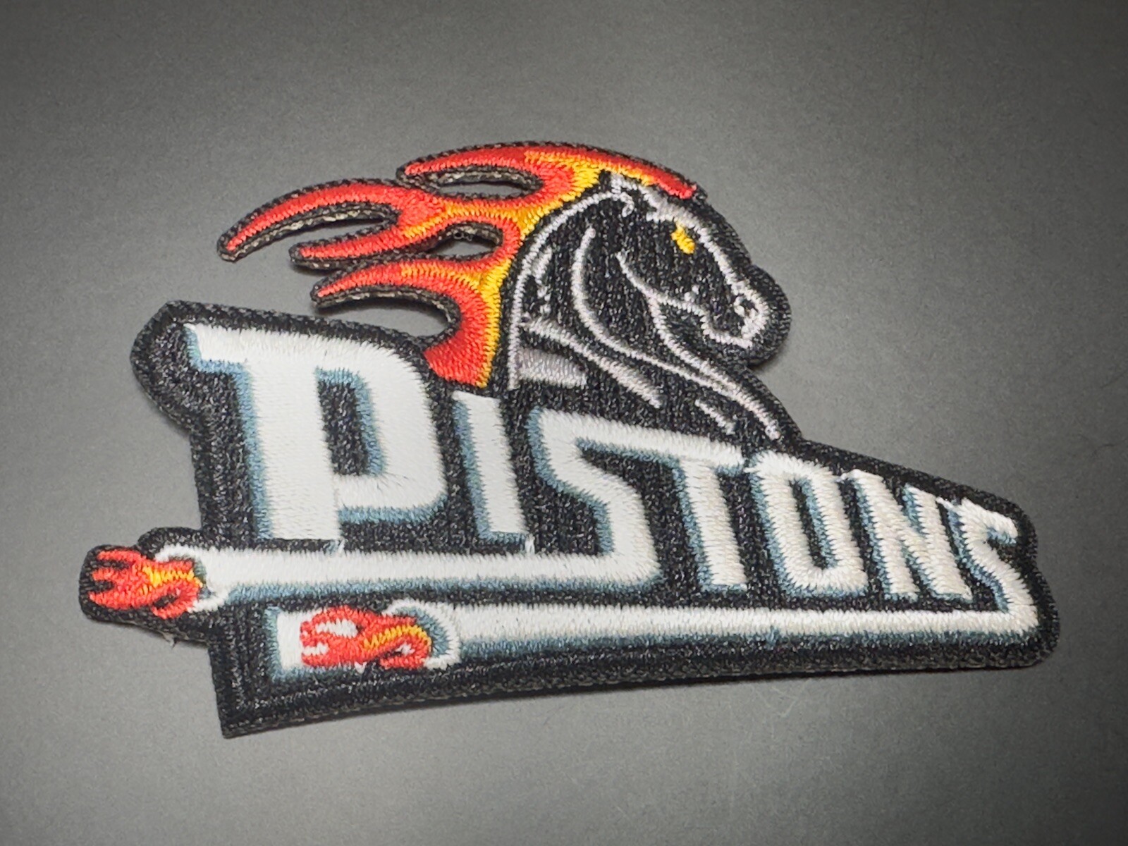 Detroit Pistons Iron On Patch Throwback Vintage