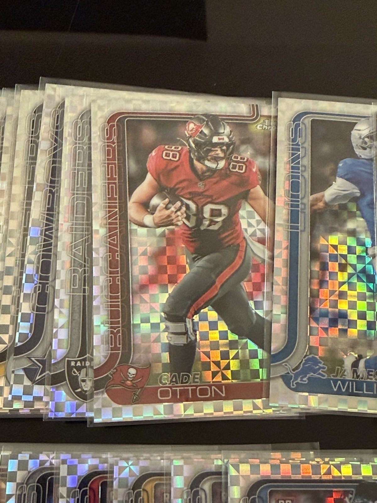 2025 Topps Chrome Football X-FRACTOR Singles YOU PICK + 2 Card Min Purchase Plz!