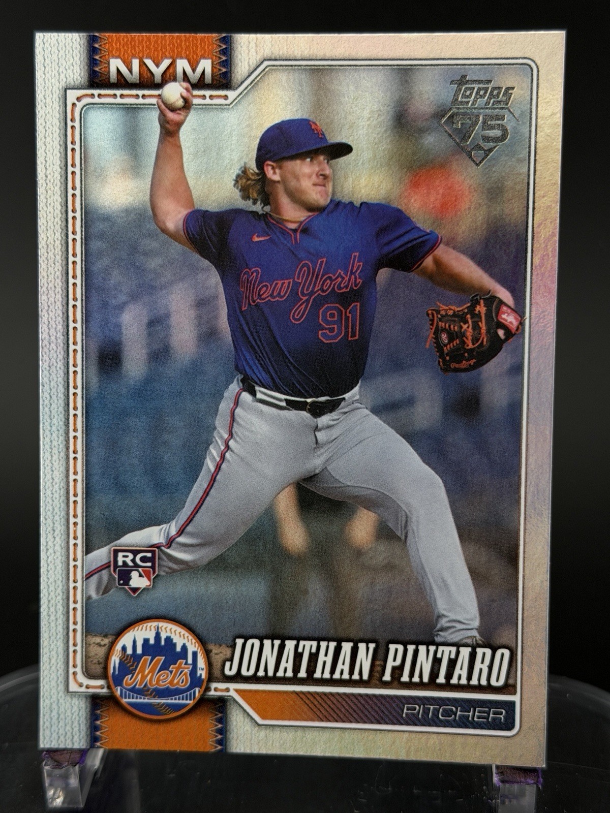 JONATHAN PINTARO 2026 Topps Series 2 Rainbow Foil #469 RC Mets