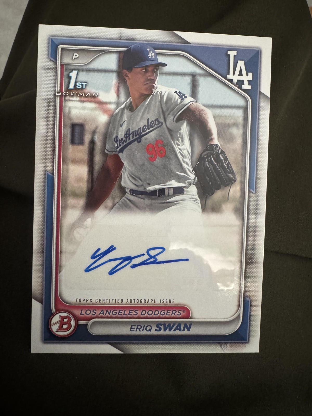 2024 Bowman – Paper Prospect Retail Autographs Eriq Swan #PPRA-ESW (AU, RC)