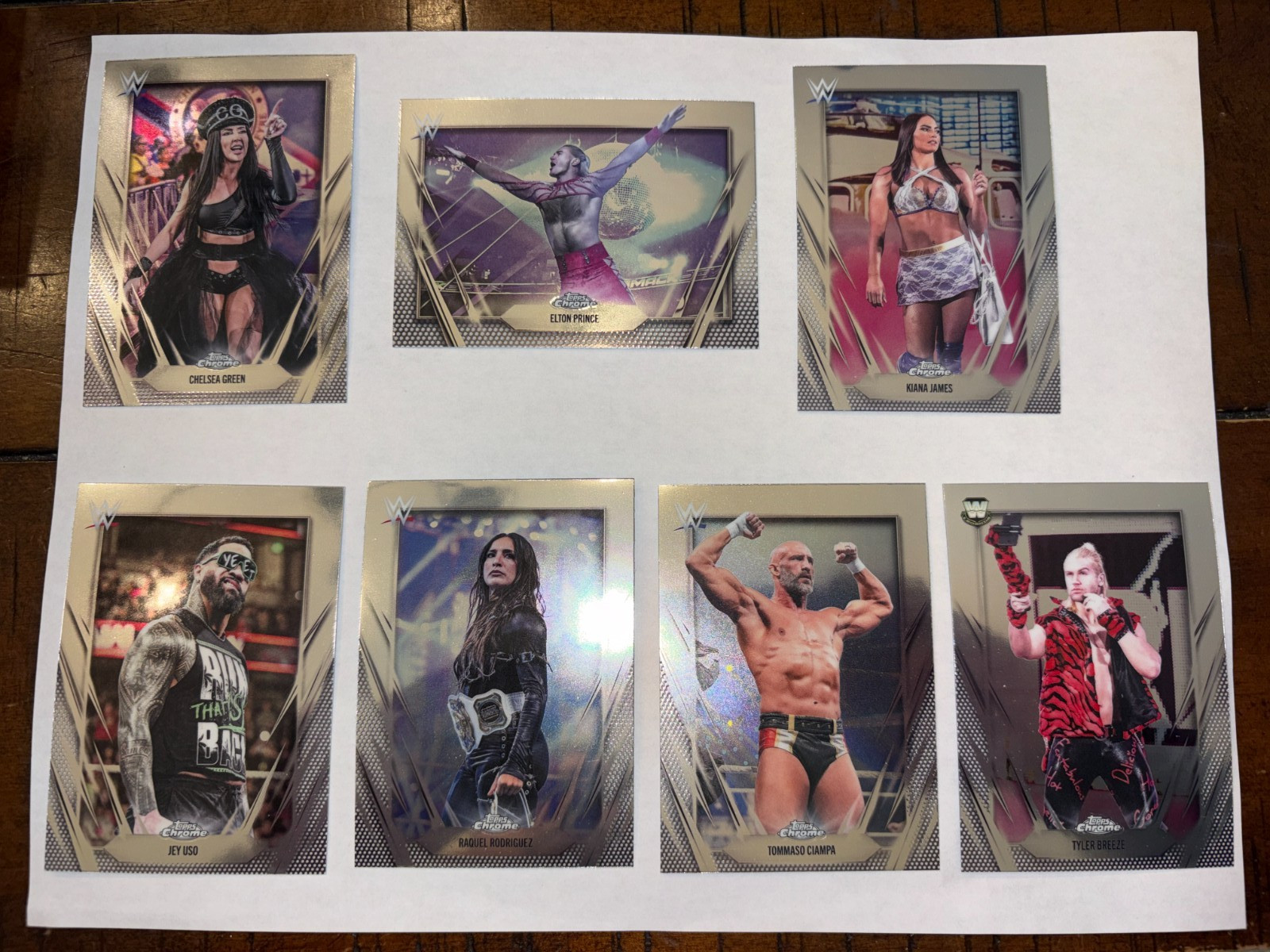 2026 TOPPS CHROME WWE BASE WRESTLING CARDS YOU CHOOSE DISCOUNTS FOR MULT WWF NXT