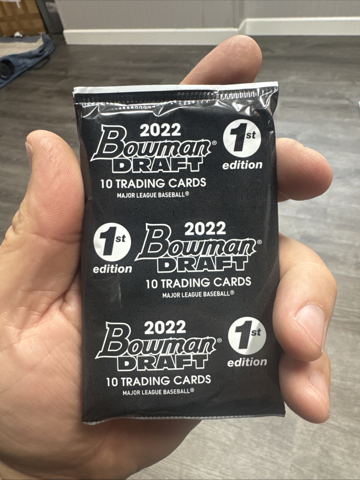 2022 Bowman Draft 1st Edition Baseball Hobby Pack – Factory Sealed – Holliday?
