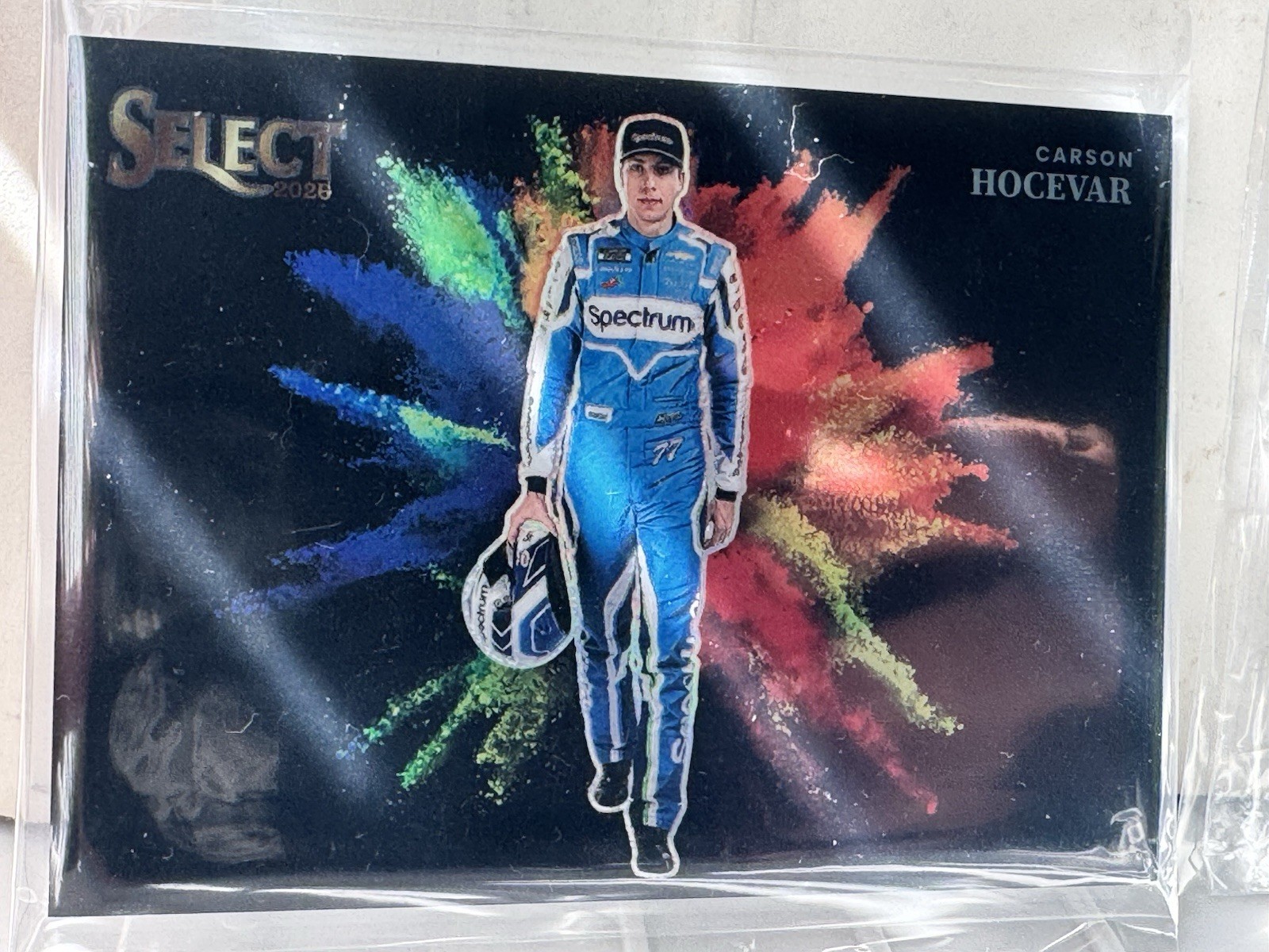 2026 Panini Select NASCAR – Color Blast – Hocevar W/ Logano Swatch Card