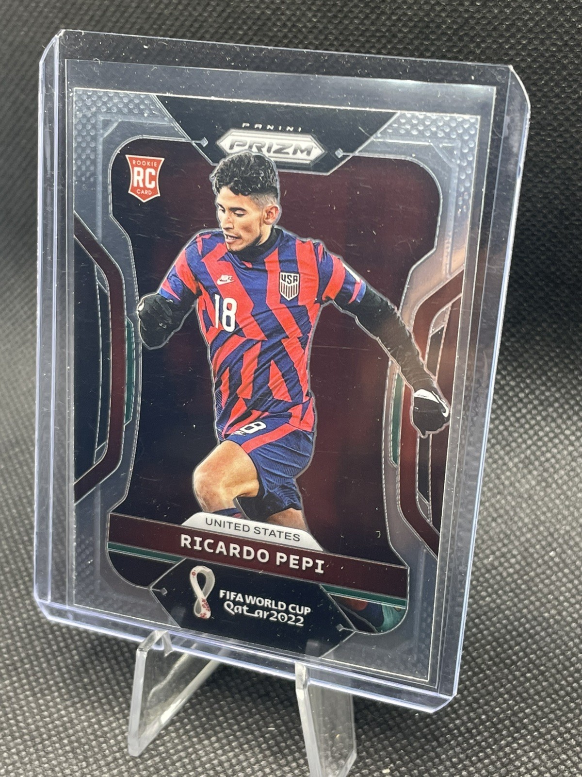 2022 Panini Prizm FIFA World Cup #205 Ricardo Pepi Base Rookie RC – USA
