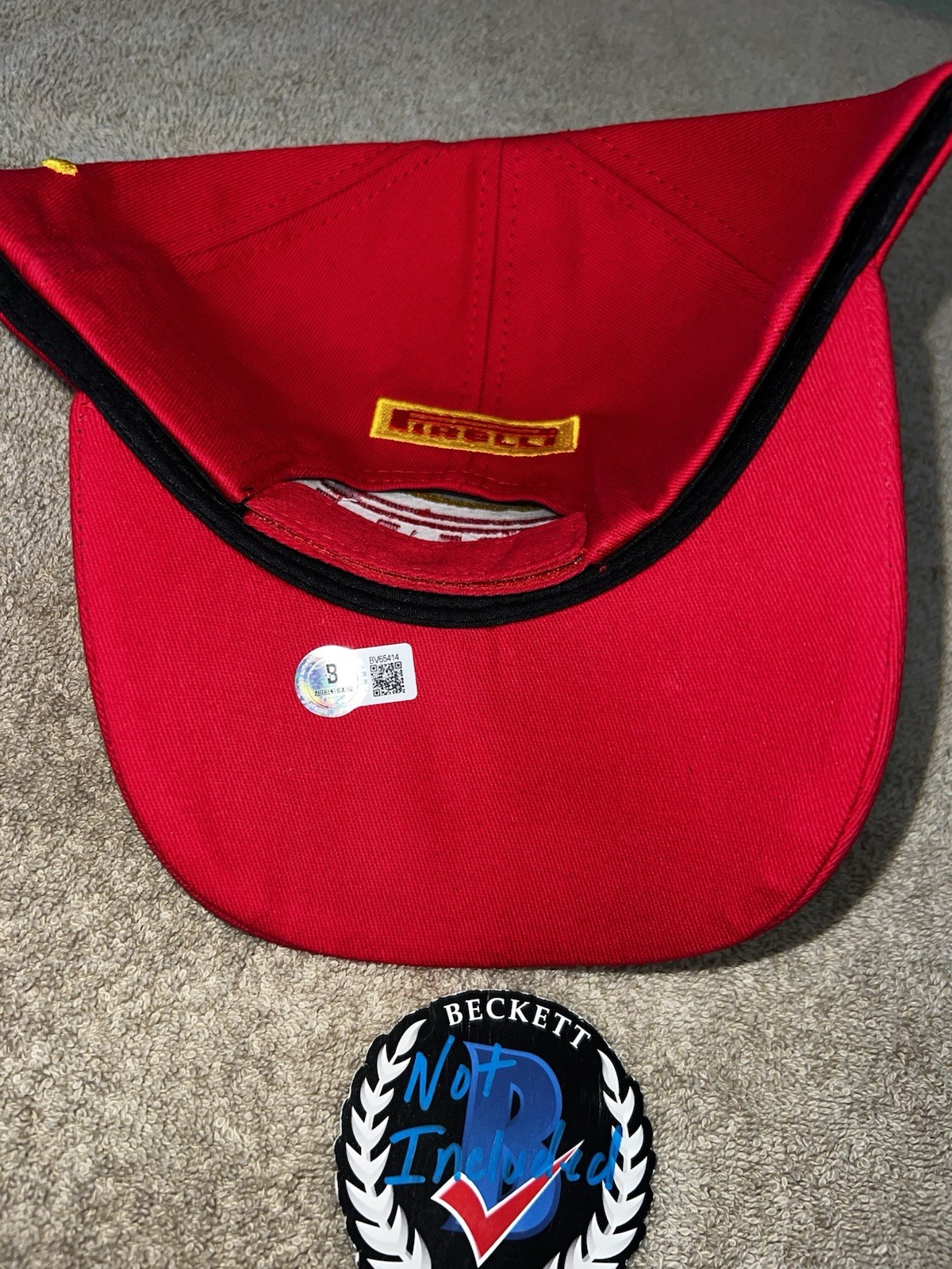 Daniel Ricciardo Signed Pirelli Podium Hat F1 McLaren Red Bull Superstar Beckett