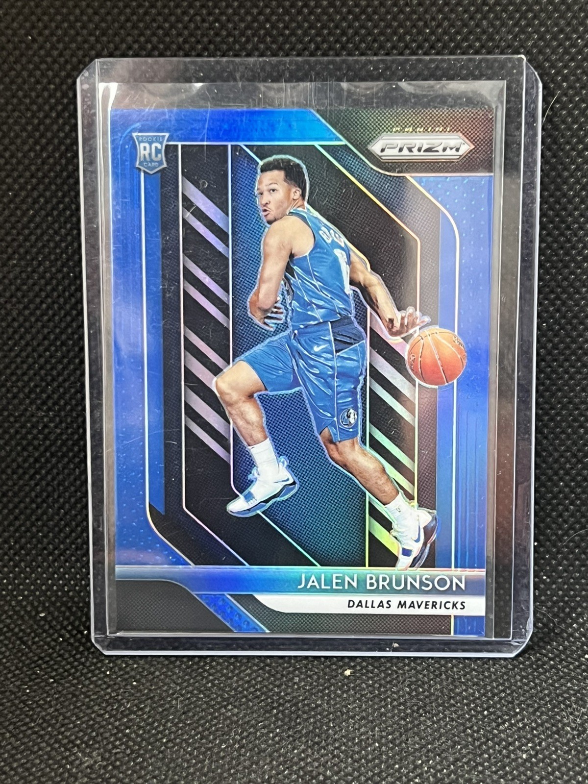 2018-19 Prizm Jalen Brunson Blue /199 RC Champ Finals MVP New York Knicks Rookie