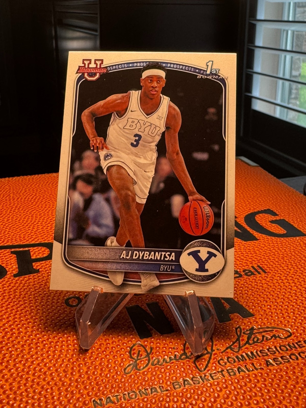 2025 BOWMAN 1ST AJ DYBANTSA ROOKIE CARD #BPP-1 BYU COUGARS