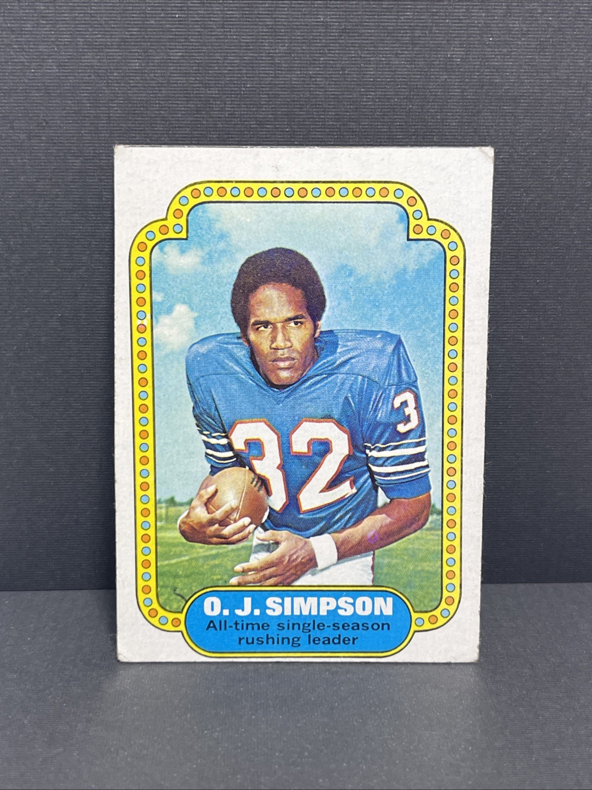 1974 Topps – Record Breaker O.J. Simpson #1