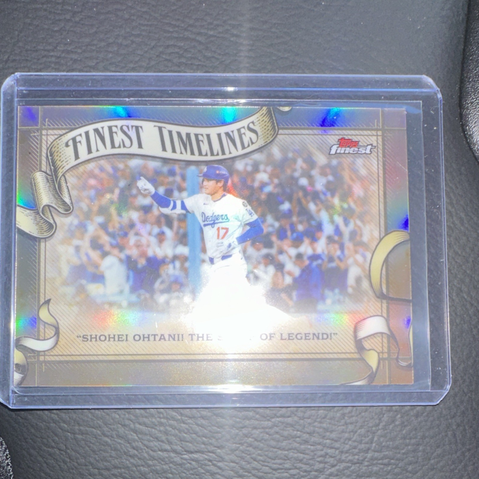 Topps Finest 2026 Shohei Ohtani Dodgers Finest Timelines Refractor FT-23