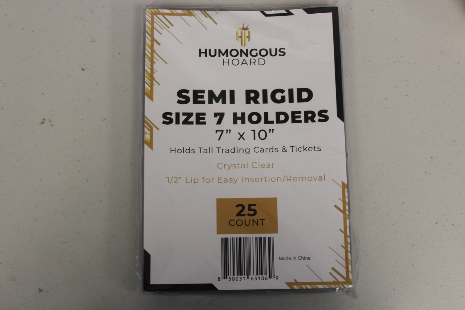 (25) Humongous Hoard Semi Rigid Size 7 Cabinet T3 Postcard Oversize 7 x 10″