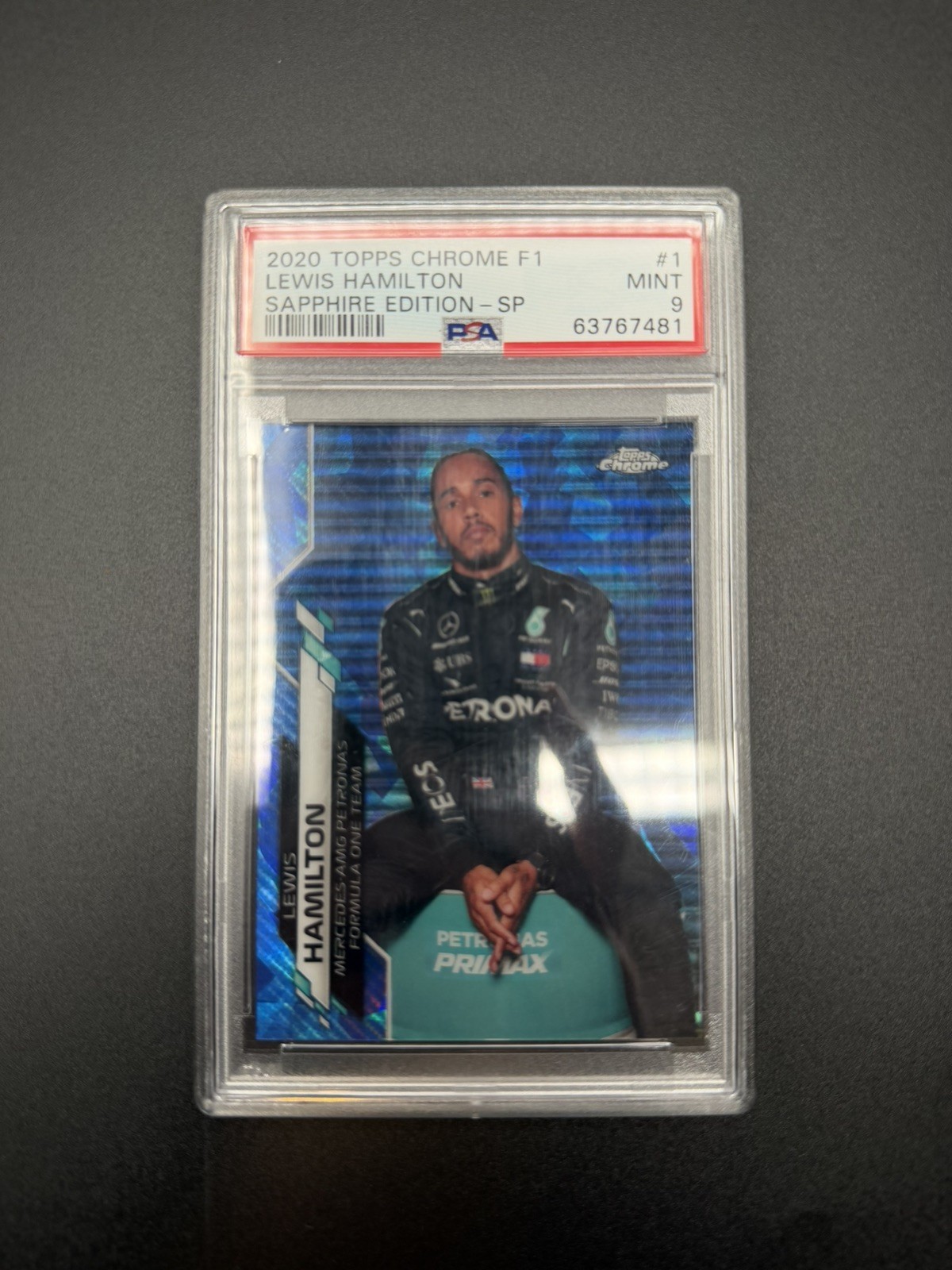 2020 Topps Chrome Sapphire Edition Formula 1 – Image Variation Lewis Hamilton #1