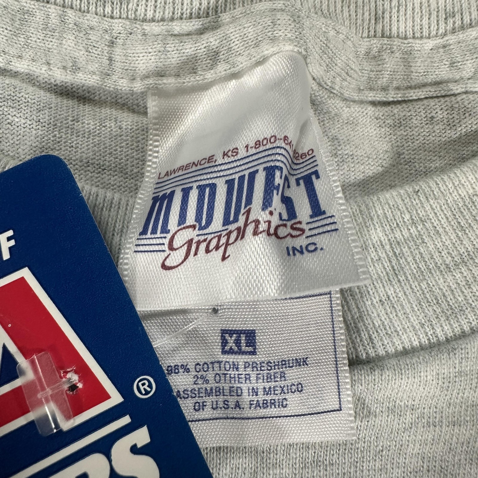 Vintage NCAA College World Series Shirt Mens XL Gray Baseball Midwest Graphics