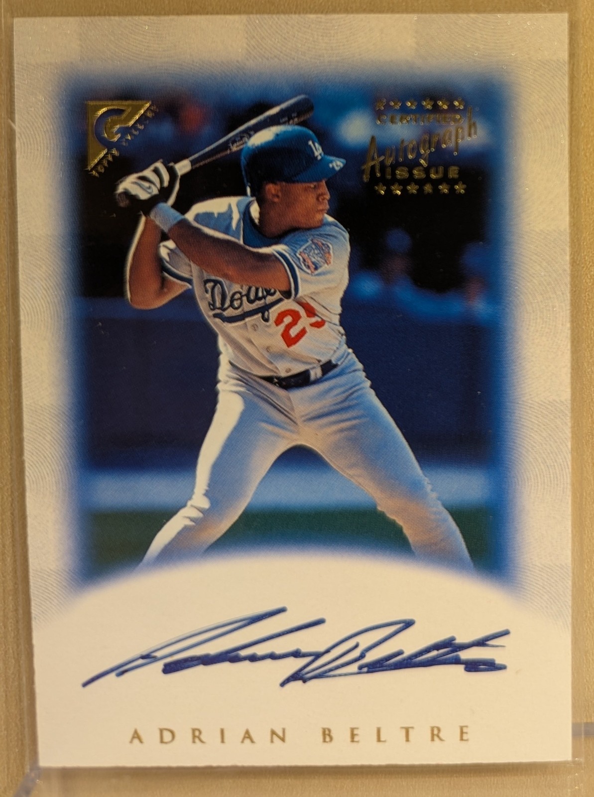 1999 Topps Gallery AUTO Adrian Beltre Dodgers RARE ON CARD AUTOGRAPH
