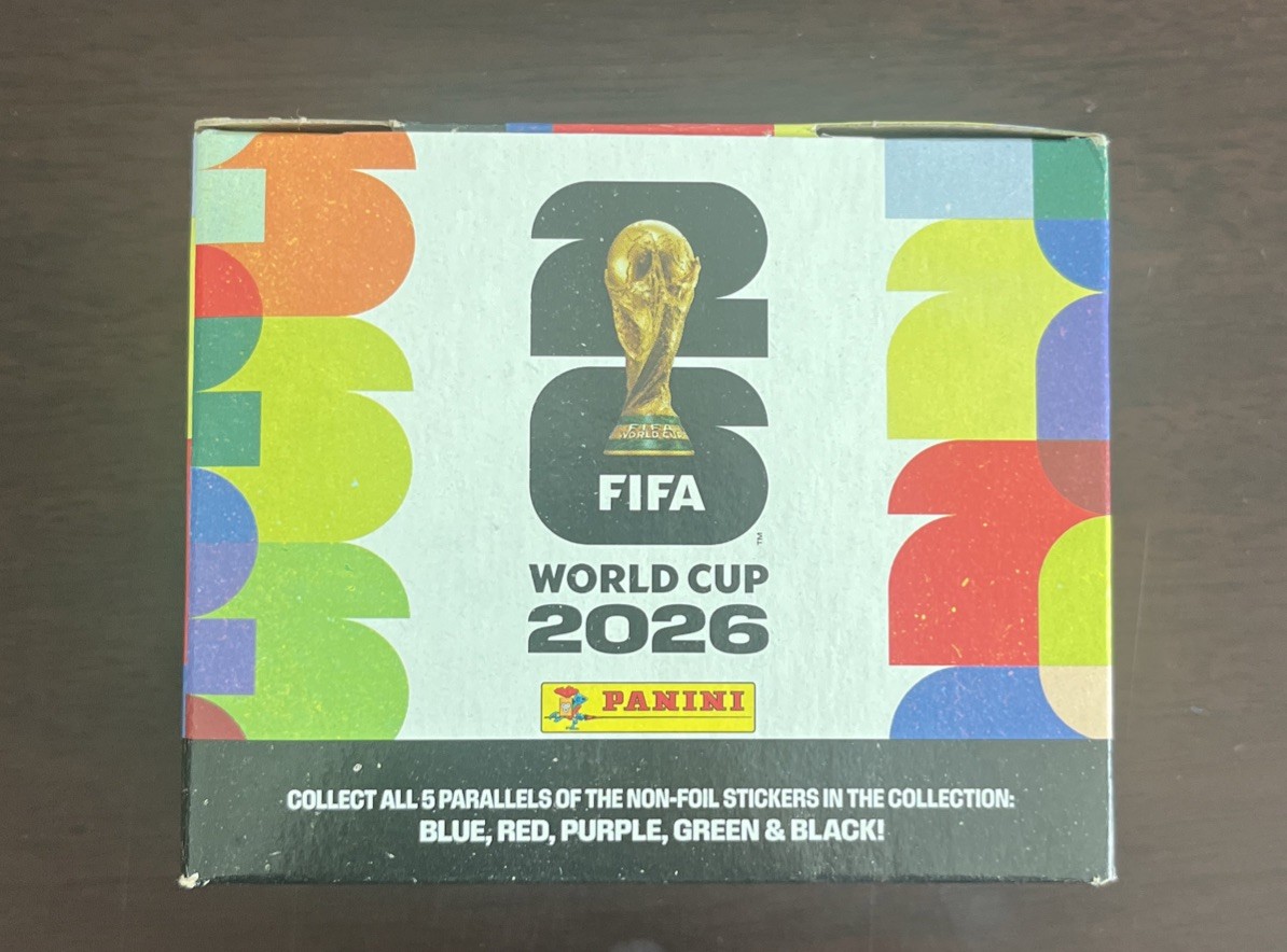 FIFA World Cup 2026™ Official Sticker Collection – 25 Pack Box – Factory Sealed