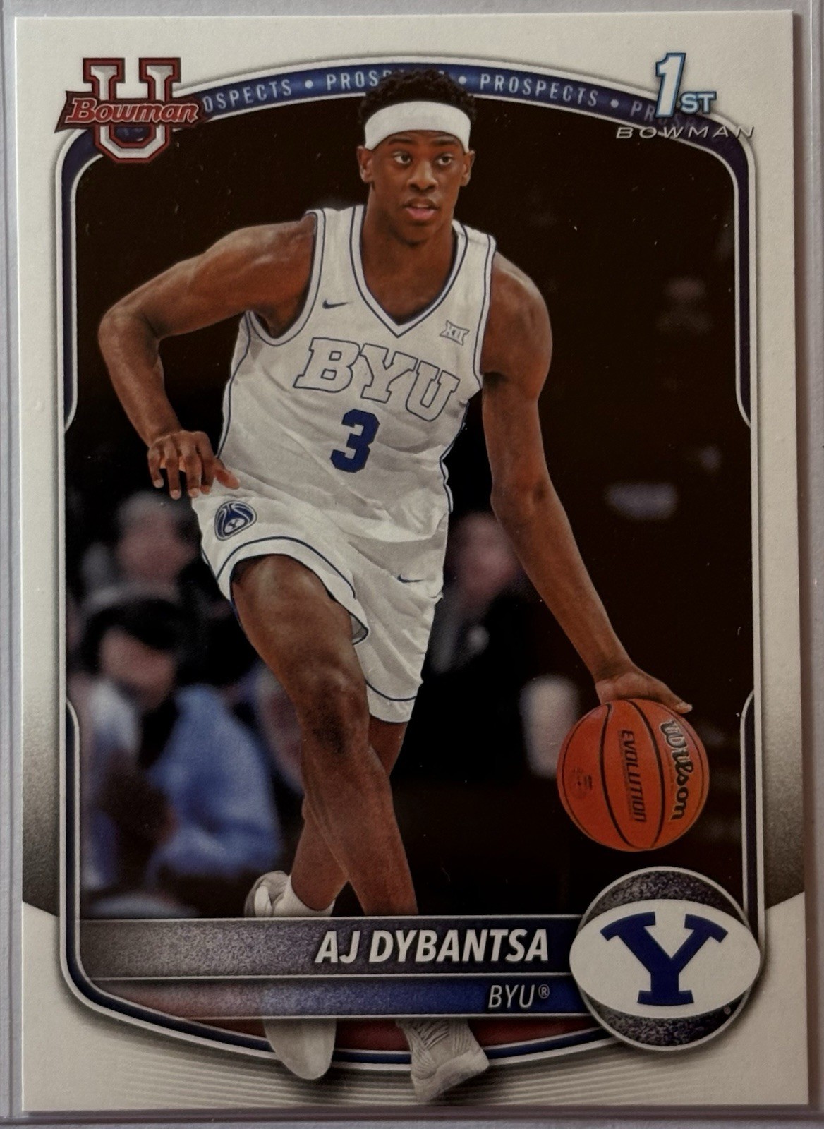 AJ Dybantsa 2025-26 Bowman 1st Bowman #BPP-1 BYU Washington Wizards