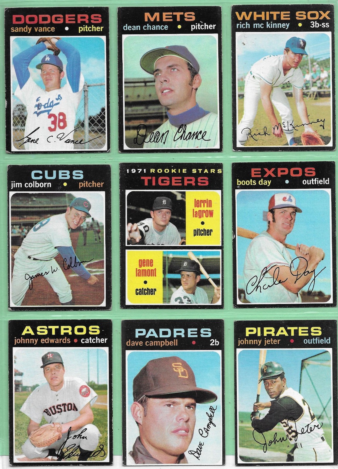 1971 Topps Baseball – Pick Your Cards & Fill Your Sets – Cards (8-223)