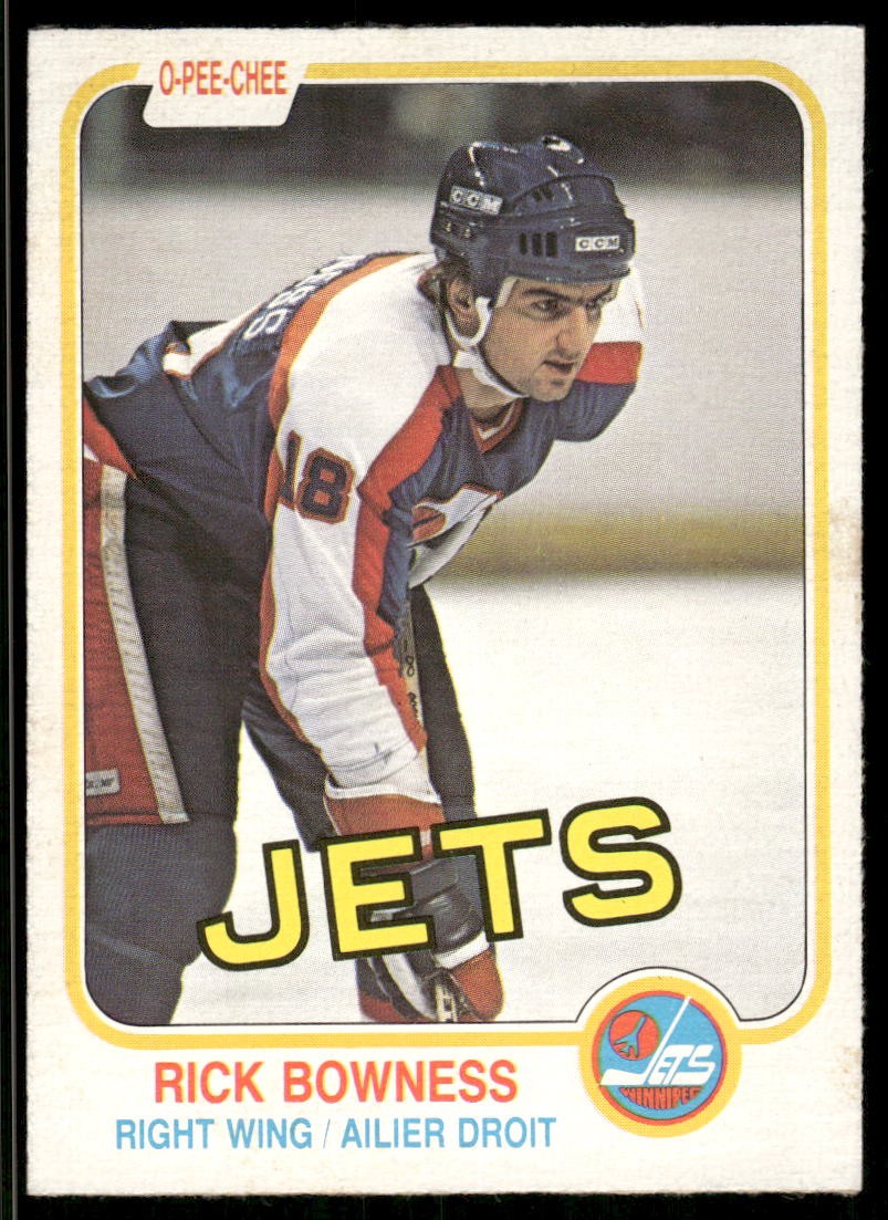 1981-82 O-Pee-Chee Rick Bowness #361 Winnipeg Jets