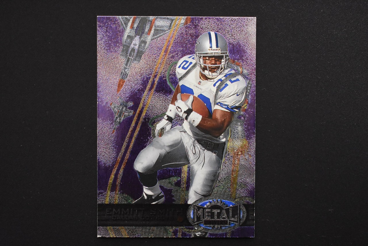 Emmitt Smith 1997 SkyBox Metal Universe #126 Dallas Cowboys