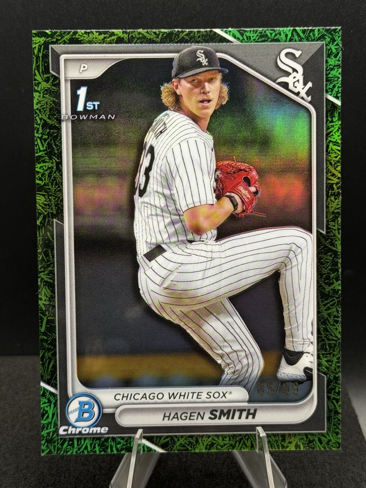 2024 Bowman Draft Chrome Hagen Smith #BDC-2 Green Grass 65/99 1st Bowman