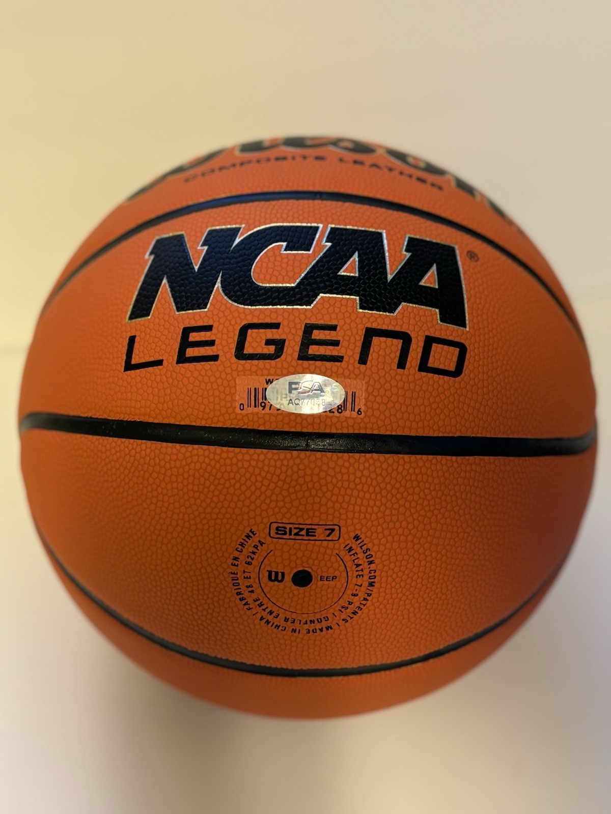 Keaton Wagler Signed NCAA Basketball (PSA)