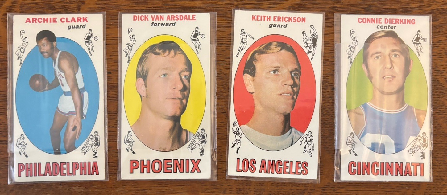 1969 Topps Basketball U Pick singles VG to EX clean