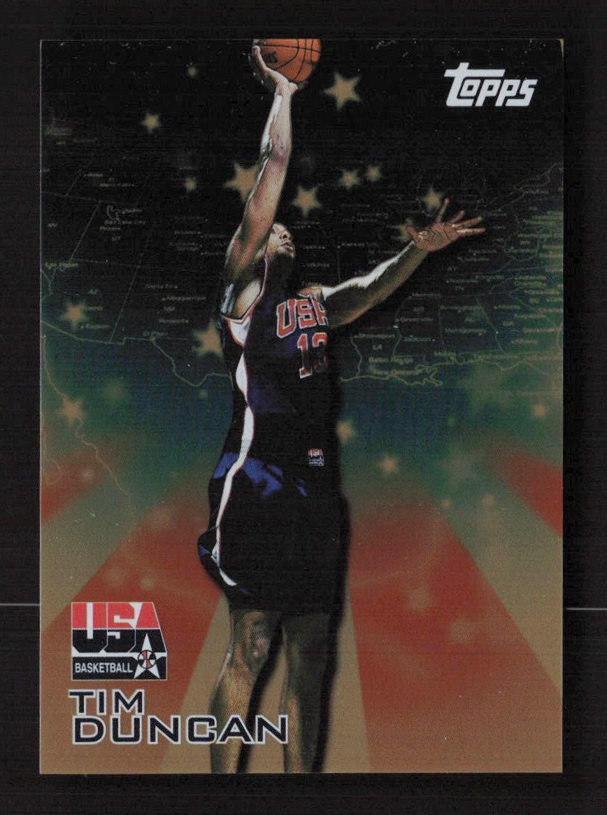 Tim Duncan 2000 Topps Team USA #1 USA