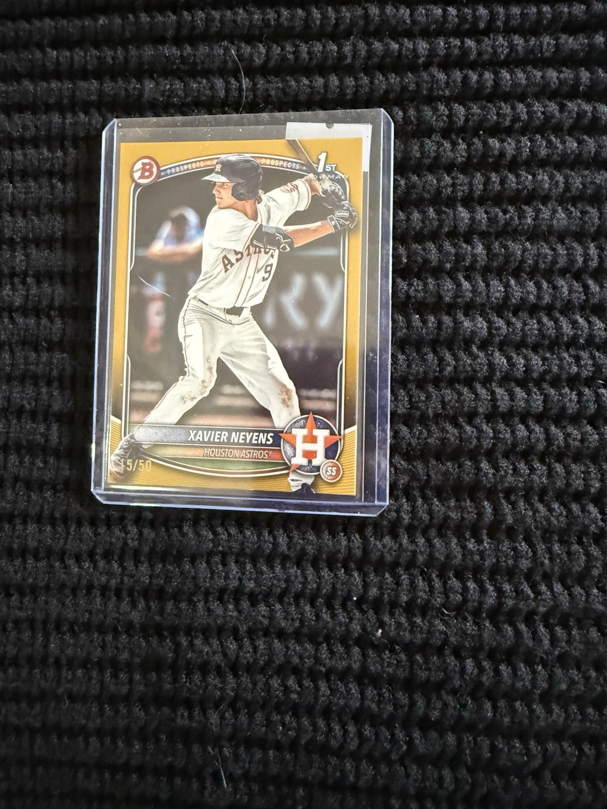 2025 Bowman Draft – Xavier Neyens #BD-2 Gold /50 (RC)