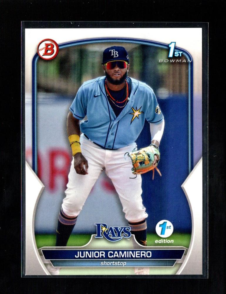 2023 Bowman 1st Edition #BPPF-61 Junior Caminero