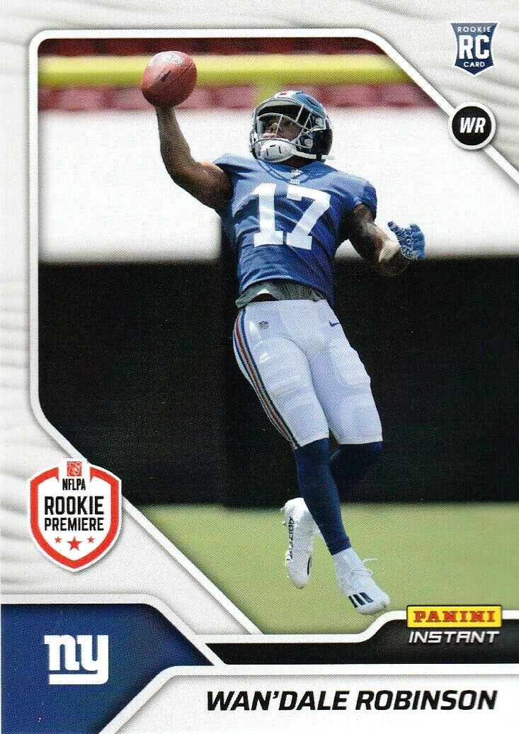 2022 PANINI NFL INSTANT RPS FIRST LOOK WAN’DALE ROBINSON #FL15 RC GIANTS 1/818
