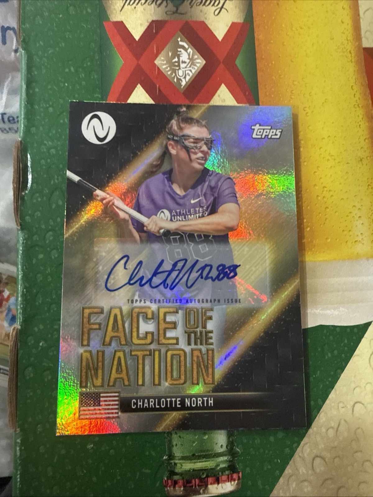 2023 Topps Face of the Nation 1/10 One of Best Lacrosse players of all time Auto