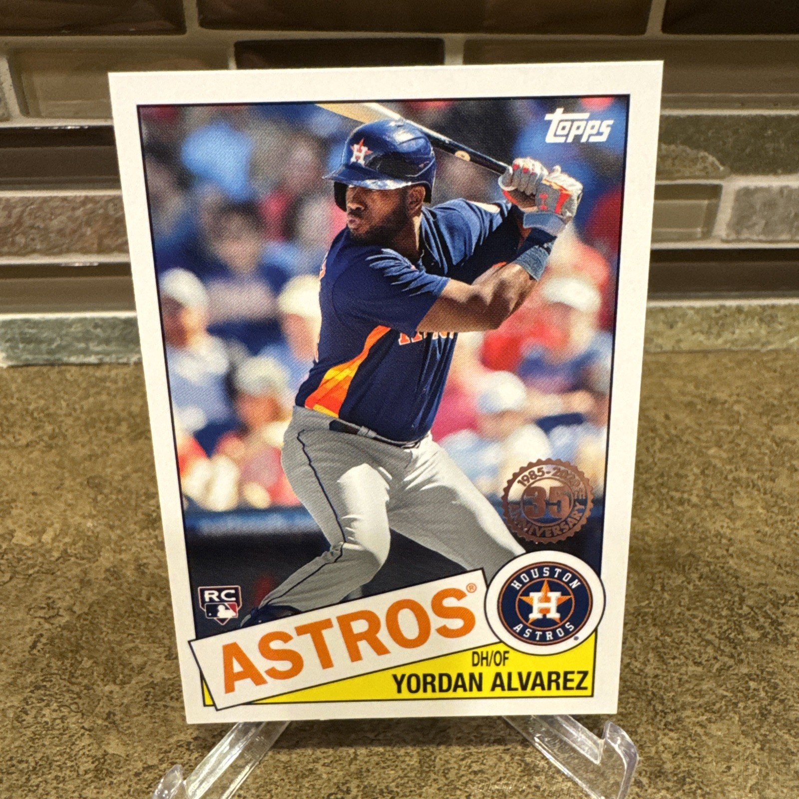 2020 Topps Yordan Alvarez #85TB-18 Rookie Card (RC) 1985 Anniversary