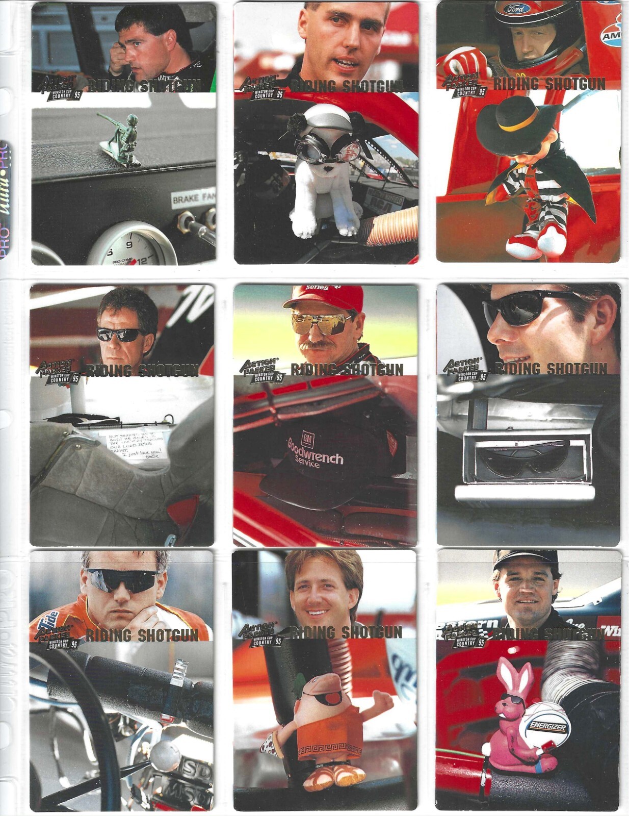 1995 Action Packed Country-Complete 101 card set-Straight from packs to pages!