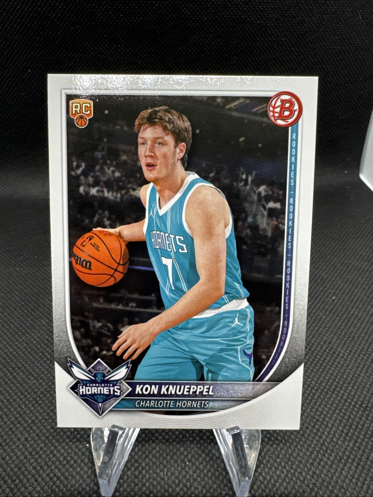 2025-26 Bowman Basketball – Kon Knueppel – RC #4 Charlotte Hornets