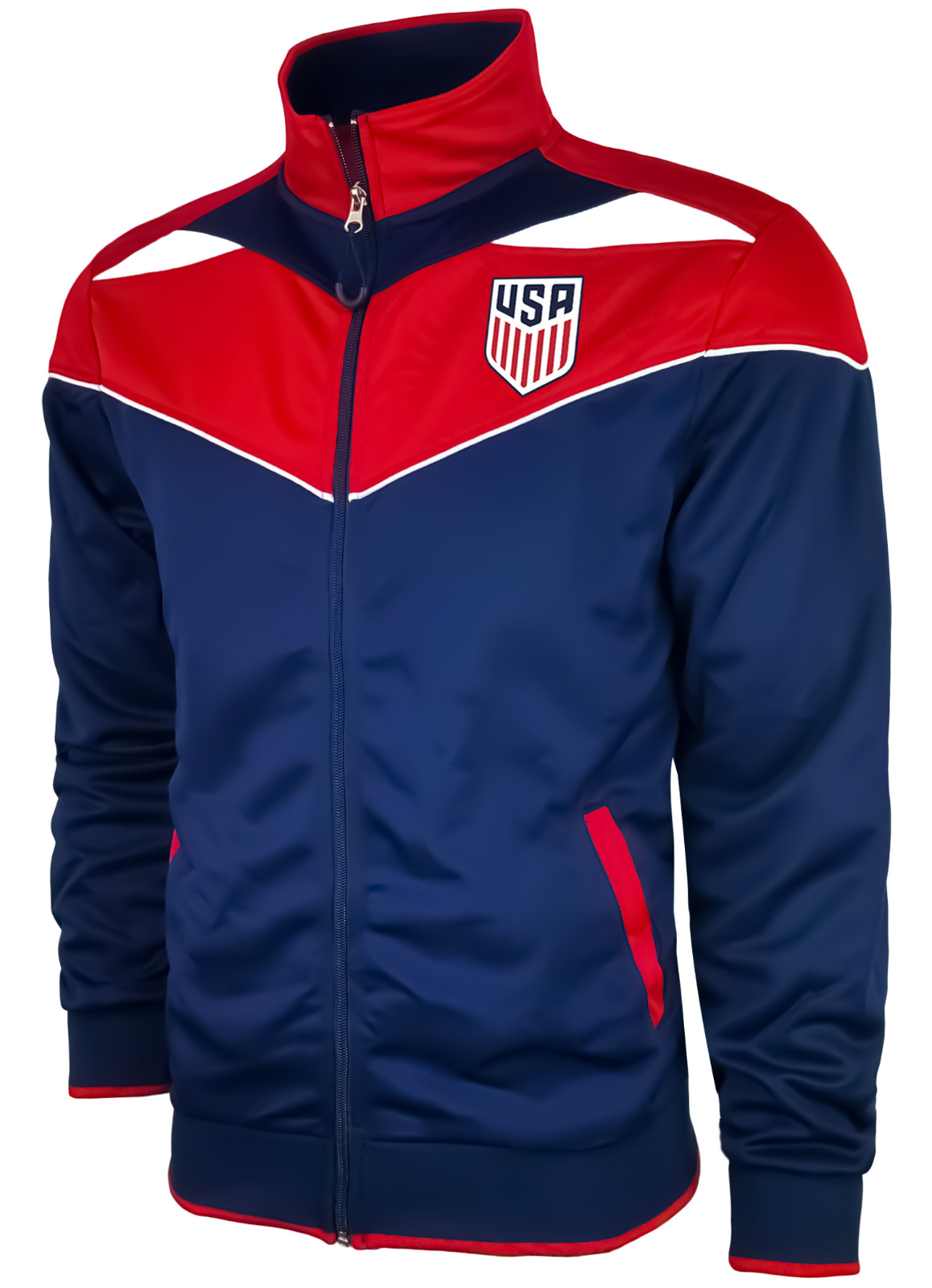U.S. Soccer Jacket, USA Soccer Full Zip Track Jacket Adult and Youth Sizes