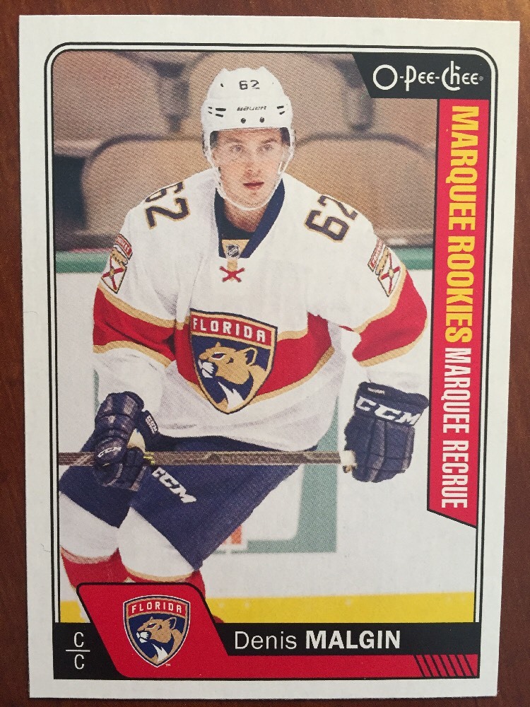 2016-17 UD Hockey Series 2 Opee Chee Marquee Rookie Denis Malgin #709