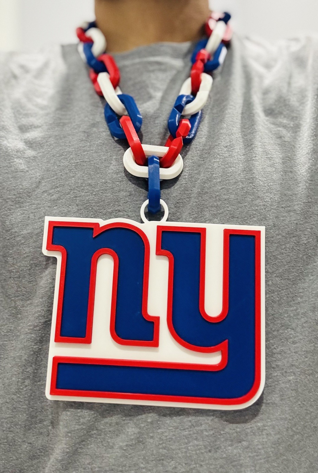 🔥New York Giants Fan Chain Pendant Necklace NFL Football Fan Chain
