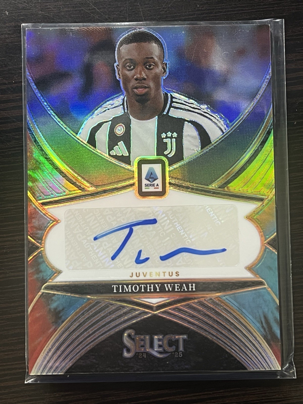 Timothy Weah 2024 Panini Select Signatures Tie Dye Prizm Auto 3/4 USA RARE!!