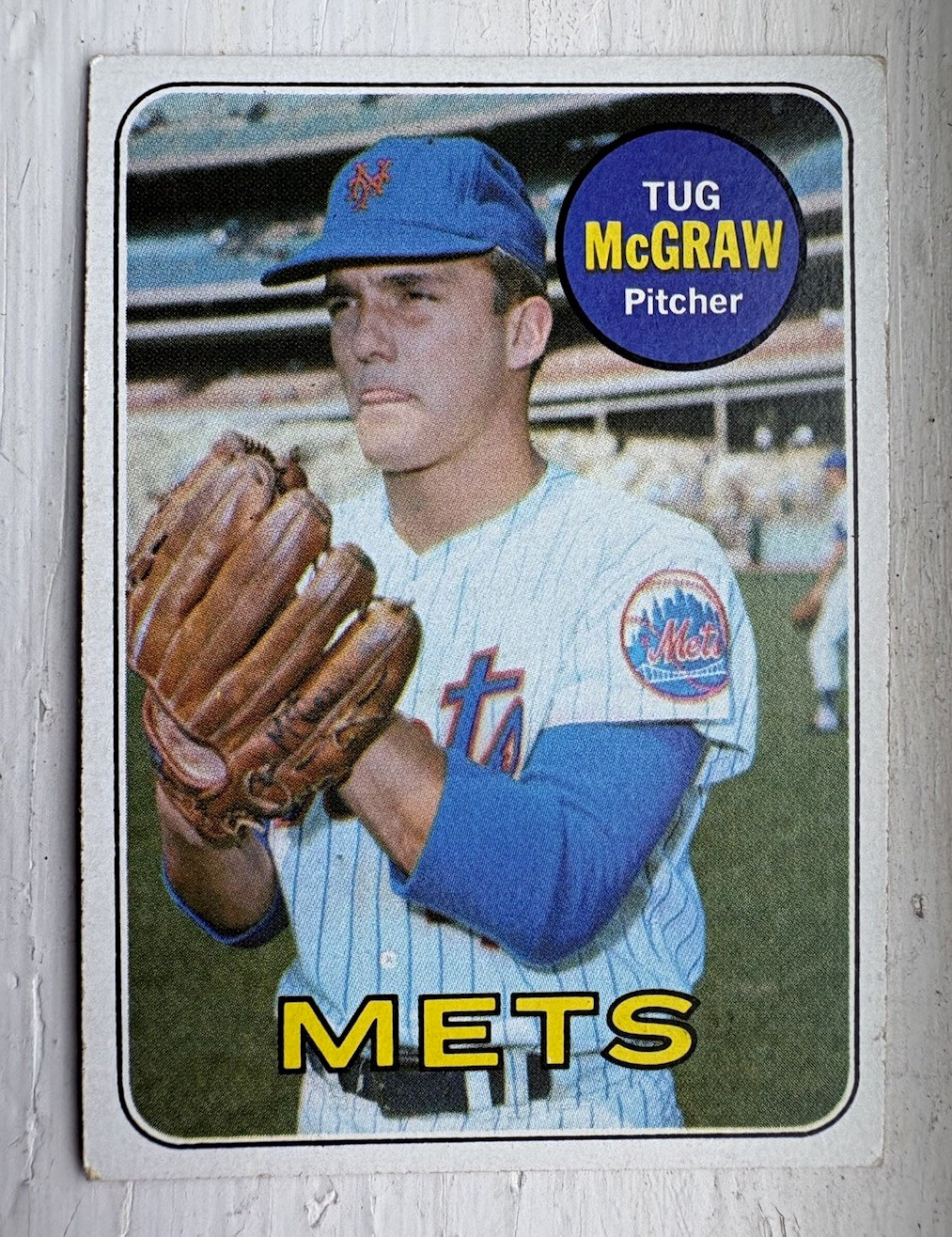 Topps 1969 Topps High # Tug McGraw New York Mets #601 Baseball Card