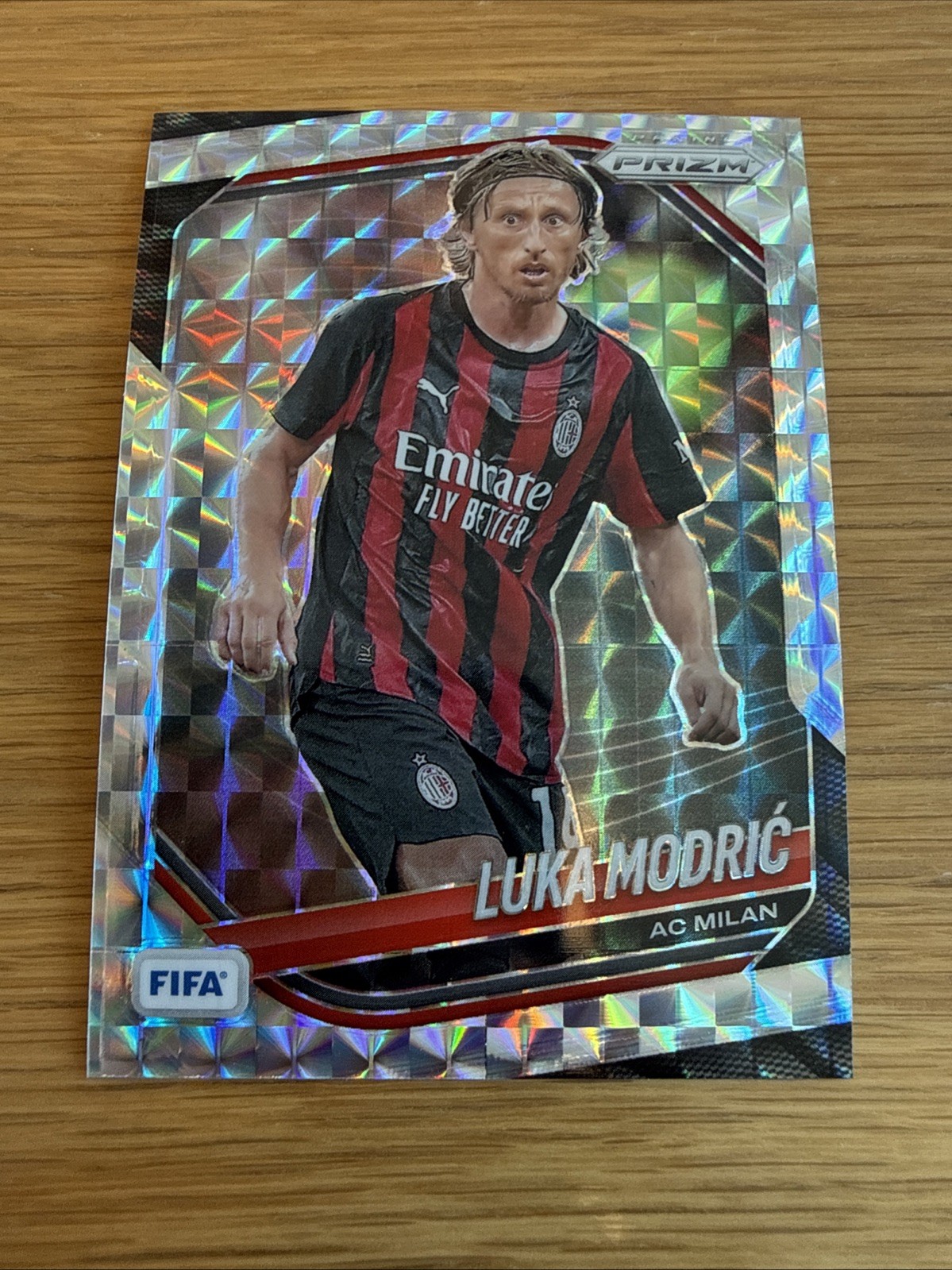 Panini Prizm FIFA Soccer 2025-26 Luka Modrić Prizm #19 AC Milan Croatia