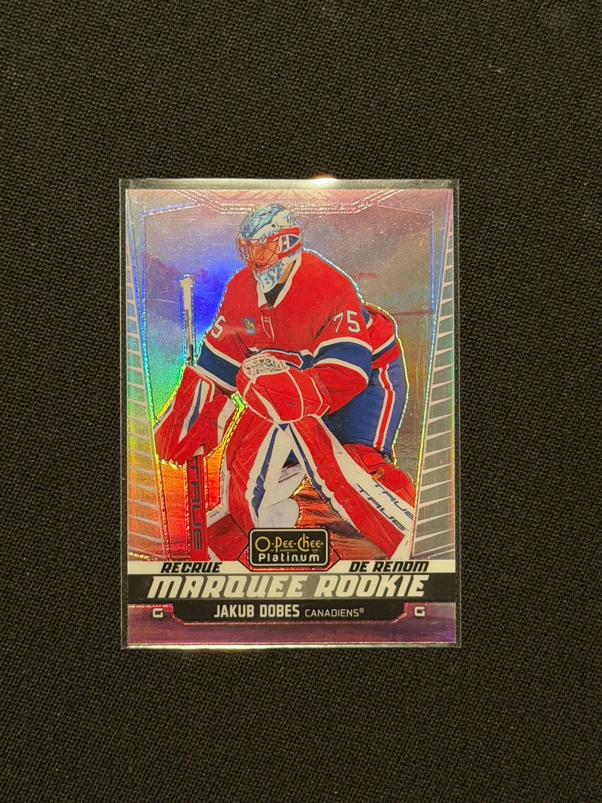 2024-25 O-Pee-Chee Platinum – Marquee Rookies Jakub Dobes #223 Sunset (RC)
