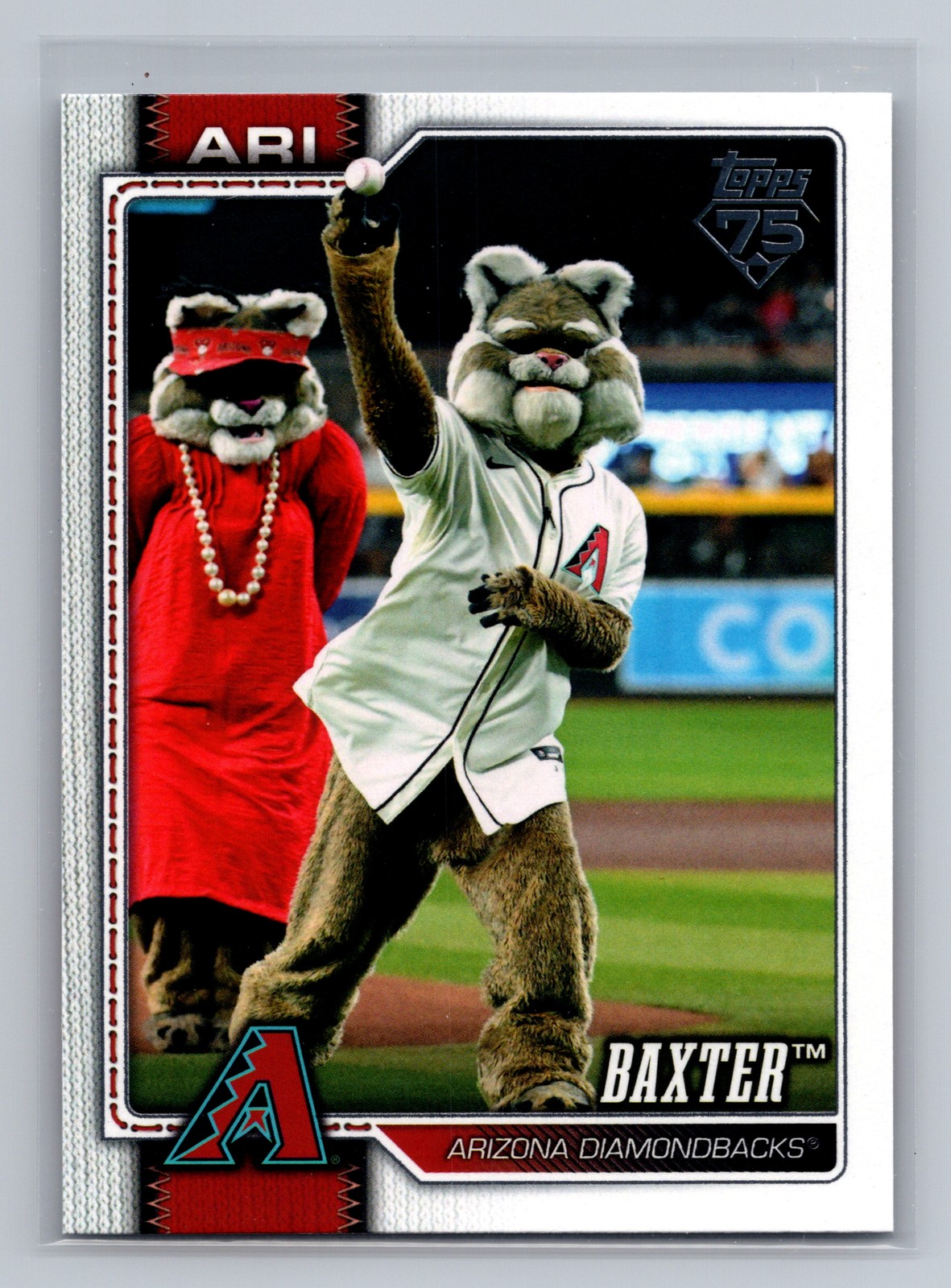 2026 Topps Celebration #M-1 Baxter Arizona Diamonbacks Mascots