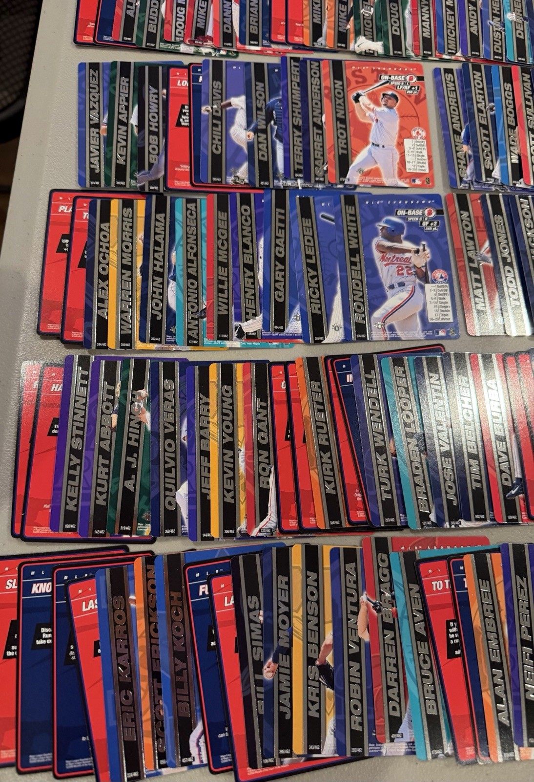 2000 MLB Showdown 1st First Edition lot of 317 Player and Strategy Cards!