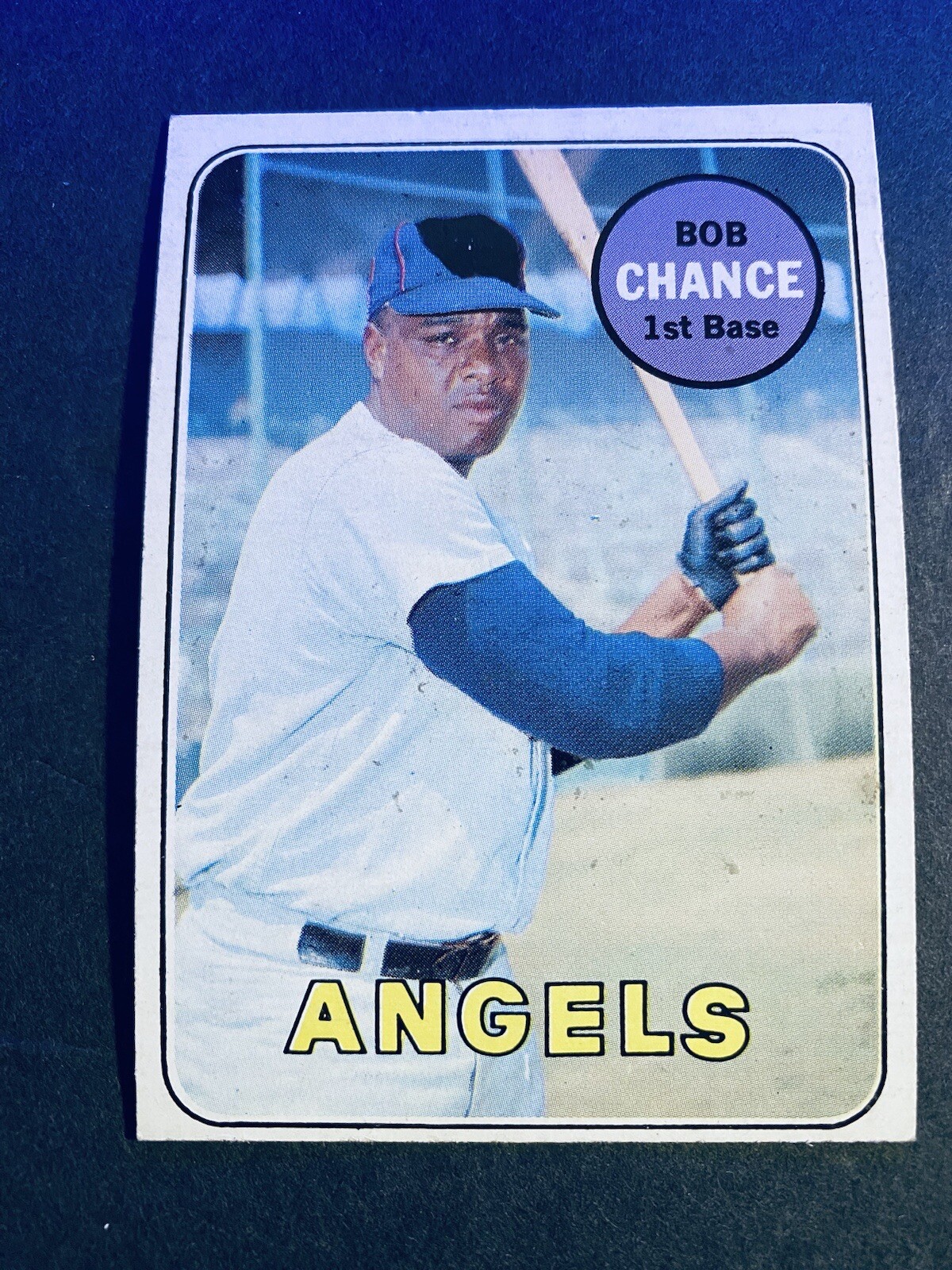 1969 Topps Baseball Bob Chance California Angels Card #523