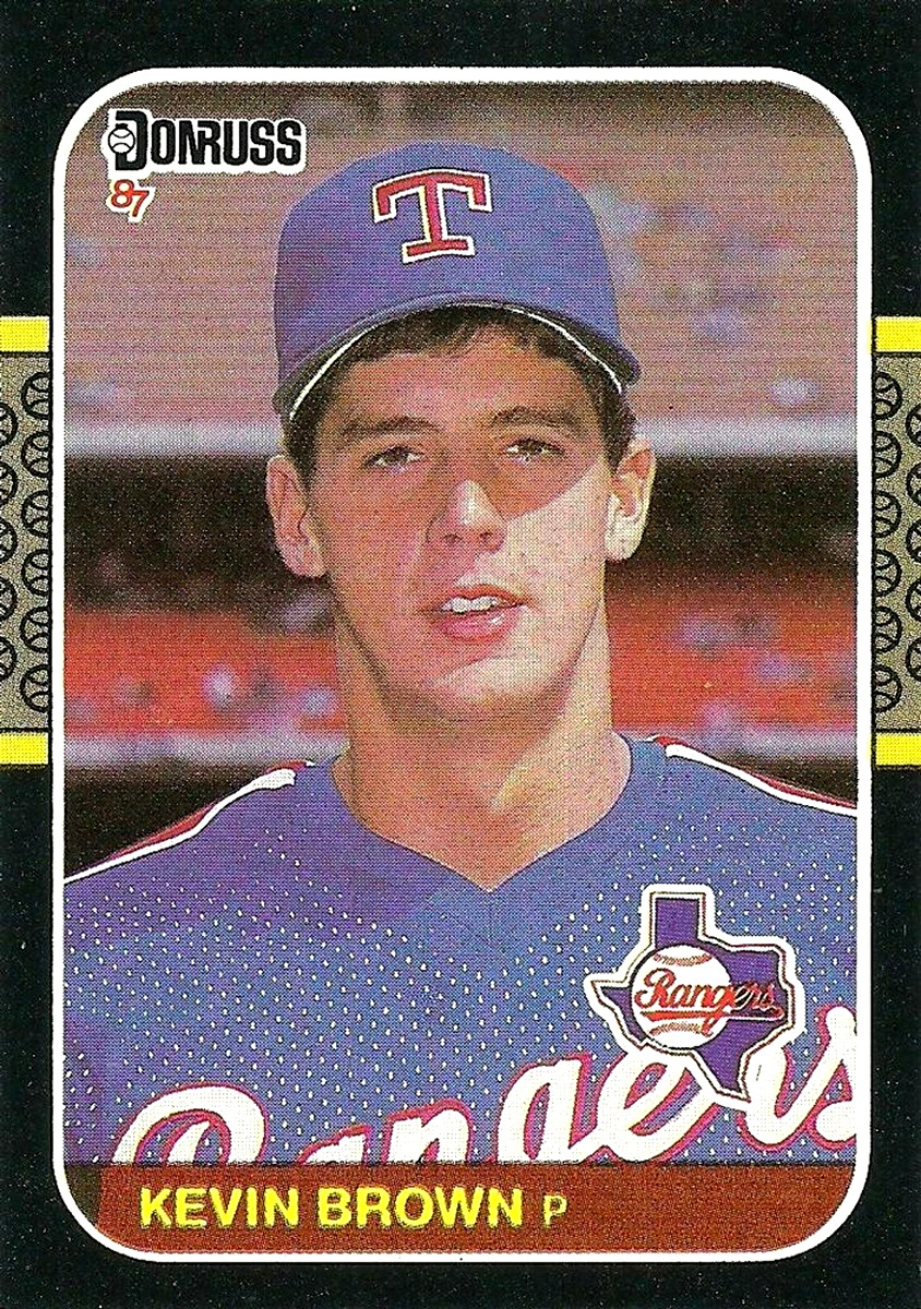 1987 Donruss #627 Kevin Brown RC Texas Rangers