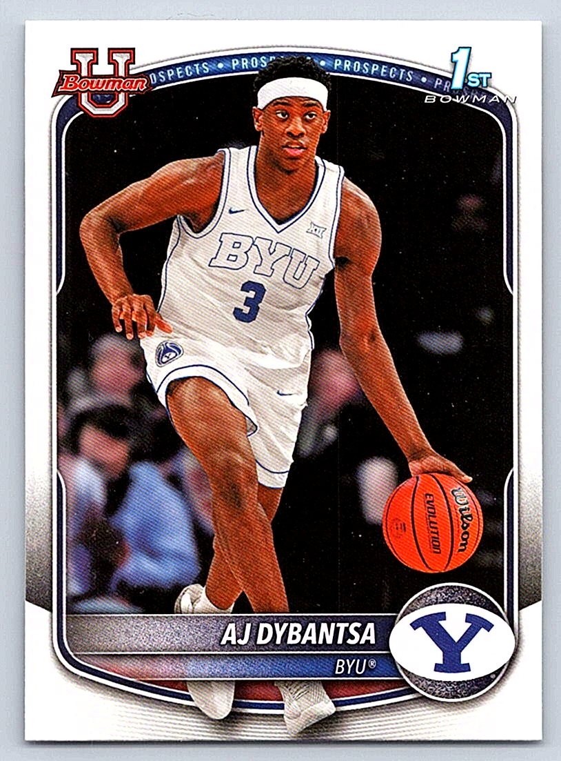 AJ DYBANTSA YALE 1st card 2025-26 BOWMAN #BPP-1