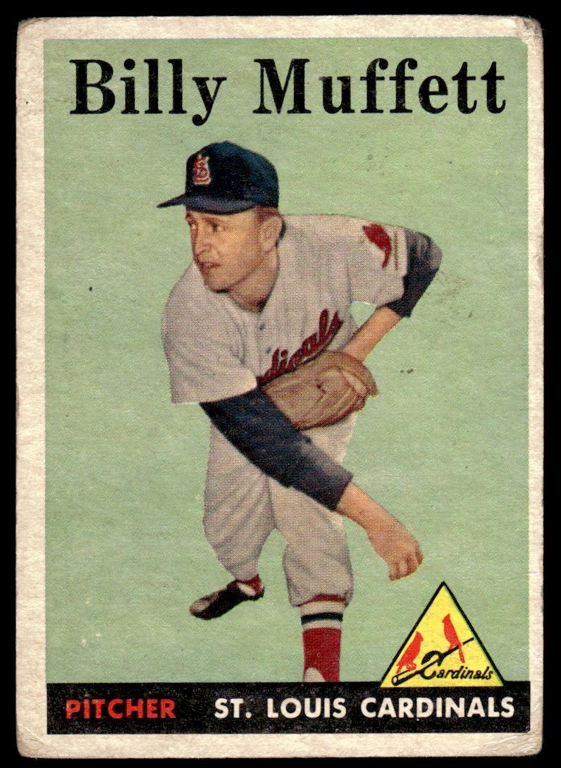 1958 Topps Billy Muffett RC St. Louis Cardinals #143