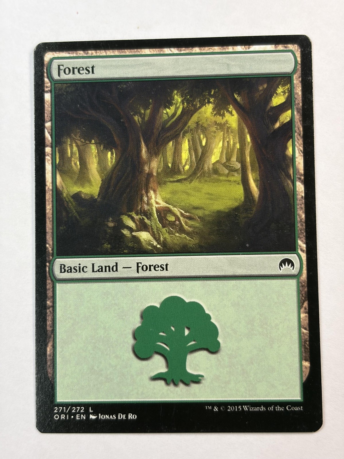 2015 Wizards Of The Coast Forest #271/272 L Magic Origins Card NM Or Better