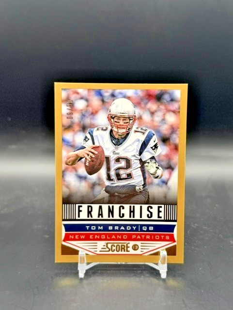 Tom Brady 2013 Panini Score Gold Zone /50 New England Patriots #285 Parallel